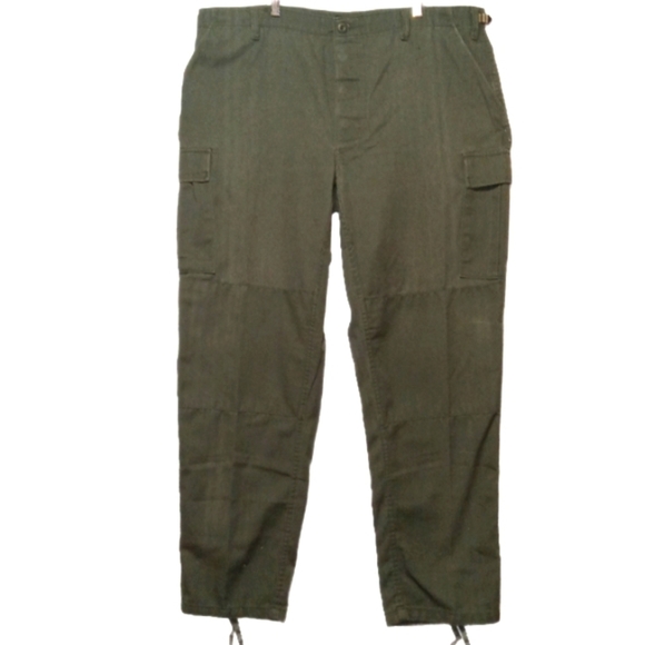 Streetwear Numetal Tactical Pant Cargo Relax Mid Rise Men 42 Army Green USA Nato - Picture 1 of 11